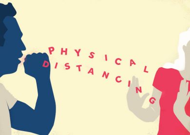 Physical Distancing. Image created by Kyle Mueller. Submitted for United Nations Global Call Out To Creatives - help stop the spread of COVID-19.